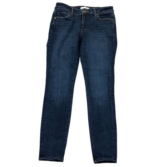LOFT Denim - LOFT Womens Jeans Size 26/2 Skinny Ankle Low Rise Blue Denim Casual Y2K Pockets